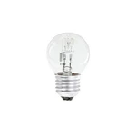 Halogénová žiarovka EMOS mini globe, 28W, E27, teplá bílá (ECCL28-P45E27) halogénová žiarovka • spotreba 28 W • náhrada 37 W žiarovky • pätica E27 • t