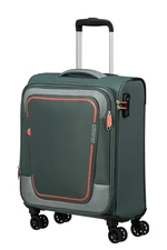 American Tourister Kabinový cestovní kufr Pulsonic EXP S 40,5/43,5 l - tmavě zelená