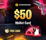 Farmskins $50 Wallet Card + FREE CASE