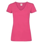 V-neck Women's Pink Valueweight Fruit of the Loom