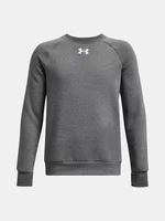 Under Armour Rival Fleece Crew Mikina dětská Šedá