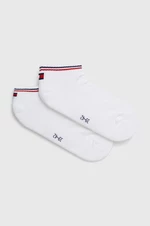 Ponožky Tommy Jeans 2-pak biela farba, 701228178