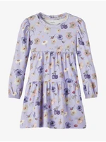 Light purple girl patterned dress name it Brianna - Girls