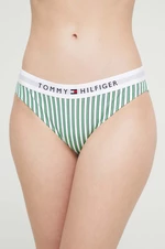 Plavkové nohavičky Tommy Hilfiger zelená farba, mäkké košíky