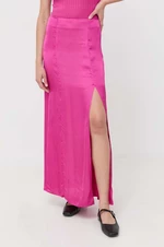 Sukňa MAX&Co. ružová farba, midi, rovný strih