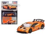 Lamborghini Huracan STO Arancio Borealis Orange Metallic Limited Edition to 4800 pieces Worldwide 1/64 Diecast Model Car by True Scale Miniatures