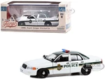 2006 Ford Crown Victoria Police Interceptor White with Green Top "Duluth Minnesota Police" "Fargo" (2014-2020 TV Series) "Hollywood" Series 1/43 Diec