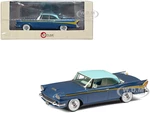 1958 Packard 58L 2-Door Hardtop Blue with Light Blue Top Limited Edition to 250 pieces Worldwide 1/43 Model Car by Esval Models