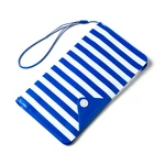CELLY Splash Wallet Univerzální pouzdro na telefony 5.7" modré pruhy