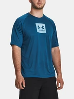 Under Armour Tričko UA Tech Prt Fill SS-BLU - Pánské