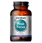 VIRIDIAN Nutrition Organic Peak Focus 60 kapslí