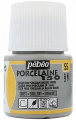 Barva na porcelán Porcelaine 45ml – 55 šedá