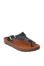 Esem Comfort Black Men's Slippers - 0475M -