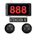 Number Calling System Voice Spanish Wireless Restaurant Pager Queue Management System Business Wireless Button Calling