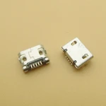 50pcs Micro USB Connector Jack Charging port Socket For OPPO X907 R807 R81 Universal for Lenovo Huawei ZTE mobile phone
