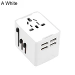 Portable Usb Adapter Multi-device Charging Adapter Fast Charging Universal Travel Adapter with for Eu/uk/usa for Efficient