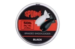Spomb šoková šňůra Braided Shockleader 50m  0,26mm 22kg černá