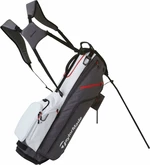 TaylorMade Flextech Stand Bag Gunmetal/White Geanta pentru golf