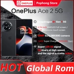 Oiginal OnePlus ACE 2 Global Rom 5G Mobilephone 6.74 Inch 3D AMOLED Snapdragon 8+ Octa Core 50MP Triple Camera 100W SuperVooc