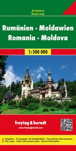 Automapa Rumunsko, Moldavsko 1:500 000