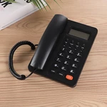 corded office telephone caller id phone with speaker hands free analog landline phone with Flash Redial for home office hotel