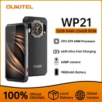 Oukitel WP21 Rugged Cellphone Night Vision Mobile Phone,9800 mAh, 12GB+256 GB, 64MP Camera, Smartphone 66W, 120 Hz Helio G99