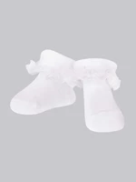 Yoclub Kids's 3Pack Girl's Ruffle Socks SKA-0119G-010J-002