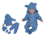 Z&Z 4-dílná kojenecká soupravička, kabátek, tepláčky, čepička a botičky - jeans, vel. 68 (3-6m) Z&Z 4-dílná kojenecká soupravička, kabátek, tepláčky, čepička a botičky - jeans, vel. 68 (3-6m)