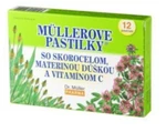 Dr.Muller Müllerove pastilky so skor. mat. dúškou a vitaminom C 12 ks