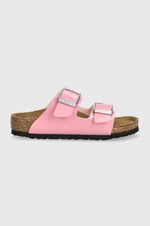 Detské šľapky Birkenstock Arizona Kids BF ružová farba