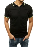 Men's black polo shirt