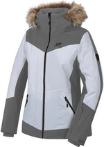 Women's ski jacket Hannah CANNA bright white/frost gray