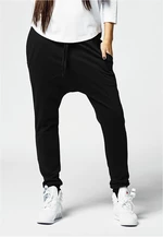 Women's lightweight fleece trousers Sarouel black