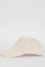 DEFACTO Man Cotton Embroidered Cap Hat