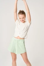Dagi Women's Mint Mini Shorts