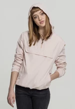 Dámská bunda Basic Pull Over Jacket světle růžová