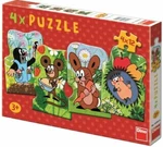 Puzzle Krteček - 4x12 dílků