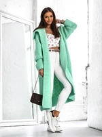 Green cardigan Cocomore cmgB643.ltgreen