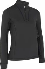 Callaway Womens Solid Sun Protection 1/4 Zip Caviar M