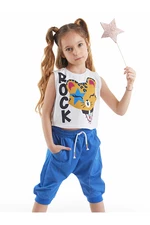 Rocker Leo dievčenské tričko a kraťasy Capri set