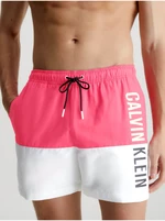 Calvin Klein Underwear Intense Power-Medium Draws Men's White & Pink Swimsuit - Men's