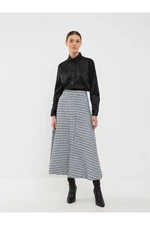 LC Waikiki Women's Patterned A-Line Tweed Skirt