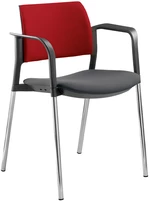 LD SEATING konferenčná stolička DREAM+ 103BL-N4,BR kostra chrom