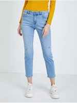 Light Blue Straight Fit Jeans ORSAY - Women