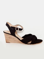 Black Wedge Sandals CAMAIEU - Women