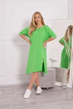 Oversize dress light green