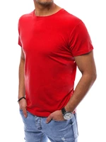 Men's monochrome T-shirt red Dstreet