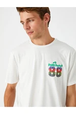 Koton Printed T-Shirt Crew Neck