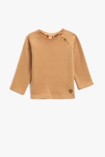 Koton Baby Boy Light Brown Sweatshirt