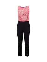 Orsay Pink-Black Women Floral Overall - Women